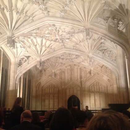 The Divinity School at The Bodleian Library. A beautiful and perfect venue.